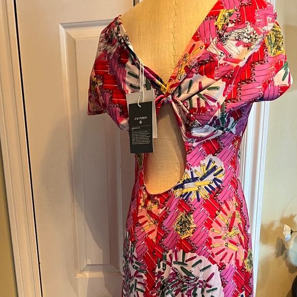 Zac Posen for Target Pink Graphic Design Maxi Dress - Picture 2 of 5